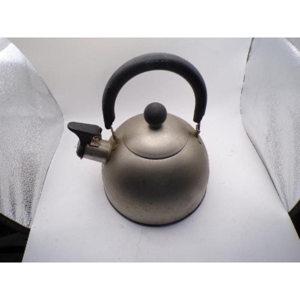 Copco 1012 Stainless Steel Stovetop Whistling Tea Kettle‎ Black Handle